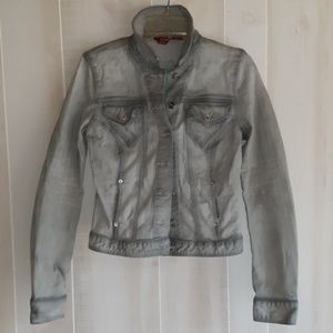 Gray jean jacket